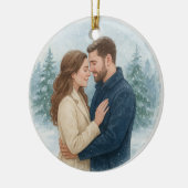 初めてのクリスマスを夫婦で オーナメント (左)