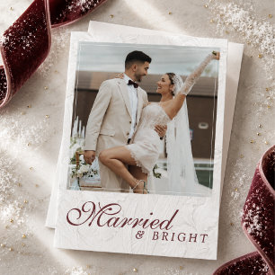 初めてのクリスマスを新婚カップルらしく シーズンカード
