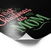 初めてのクリスマスを母としてクリスマスに一致 フォトプリント            (角)