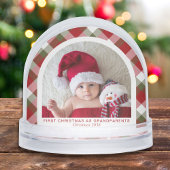 初めてのクリスマスを祖父母としてArchベビー写真