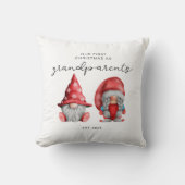 初めてのクリスマスを祖父母のクリスマス家族として クッション (正面)