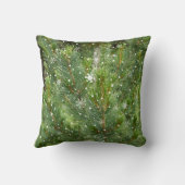 初めてのクリスマスを編集可能なMr & Mrsの名前と日付 クッション (裏面)