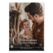 初めてのクリスマスをMommy & Daddyフォトプリント フォトプリント (正面)