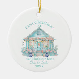初めてのクリスマスアットウアビーチハウス セラミックオーナメント