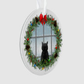 初めてのクリスマスインザニューホームキャットオーナメント オーナメント (正面)