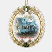 初めてのクリスマスイン新しいホームオーナメント セラミックオーナメント (左)