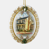 初めてのクリスマスイン新しいホームオーナメント セラミックオーナメント (右)