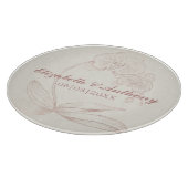 初めてのクリスマスエレガント新規改造物モノグラム切断 カッティングボード (角)