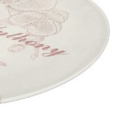 初めてのクリスマスエレガント新規改造物モノグラム切断 カッティングボード (角)