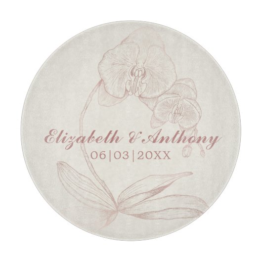 初めてのクリスマスエレガント新規改造物モノグラム切断 カッティングボード (正面)