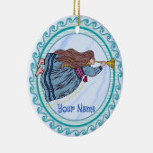 初めてのクリスマスエンジェルオーナメント セラミックオーナメント (右)