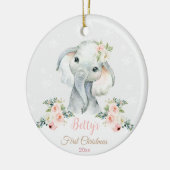 初めてのクリスマスオーナメントサファリ動物 セラミックオーナメント (左)