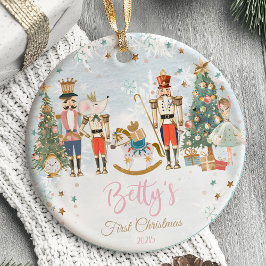 初めてのクリスマスオーナメントザくるみクラッカーバレエ セラミックオーナメント