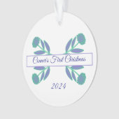初めてのクリスマスオーナメント オーナメント (正面)