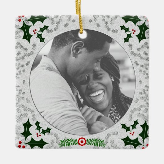 初めてのクリスマスオーナメント セラミックオーナメント (正面)