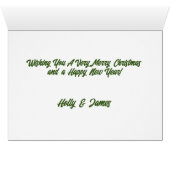 初めてのクリスマスカップルの名前の写真 (内部横(下))