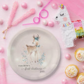 初めてのクリスマスカワイディアホリデイ ペーパープレート (パーティー)