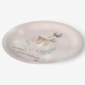 初めてのクリスマスカワイディアホリデイ ペーパープレート (アングル)