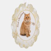 初めてのクリスマスキャットペットオーナメント オーナメントカード (右)