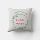 初めてのクリスマスクッションカスタマイズ。 クッション (裏面)