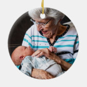 初めてのクリスマスグランドパグラマーンセラミックオーナメント セラミックオーナメント (裏面)