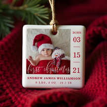 初めてのクリスマススクリプトベビー誕生の統計と写真