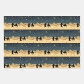 初めてのクリスマスストーリー3D ラッピングペーパーシート (正面2)