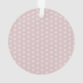 初めてのクリスマススノーグローブフォトスノーフレーク オーナメント (裏面)