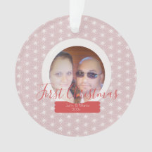 初めてのクリスマススノーグローブフォトスノーフレーク