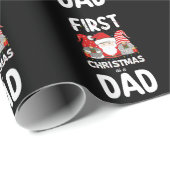 初めてのクリスマスズアザパパファミリーホリデーキッズ ラッピングペーパー (ロールコーナー)