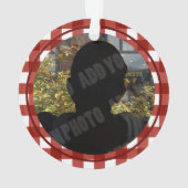 初めてのクリスマスズアズアンブレッドトラック写真 オーナメント (裏面)