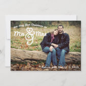 初めてのクリスマスズアズMr. & Mrs.ホリデーカード シーズンカード (正面)