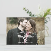 初めてのクリスマスズアズMr. & Mrs.ホリデーカード シーズンカード (スタンド正面)