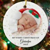 初めてのクリスマスズアースグランドパフォトセラミックオーナメント セラミックオーナメント