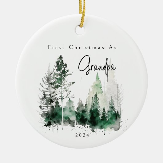 初めてのクリスマスズアースグランドパホリデイオーナメント セラミックオーナメント (正面)