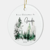 初めてのクリスマスズアースグランドパホリデイオーナメント セラミックオーナメント (左)