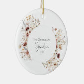 初めてのクリスマスズアースグランマホリデイオーナメント セラミックオーナメント (右)
