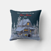 初めてのクリスマスズインアウザニューホームウィンターワンダーランド クッション (裏面)