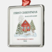 初めてのクリスマスズインザニューホームスノーウィボホ メタルオーナメント (左)