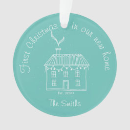 初めてのクリスマスズインザニューホームホリデイオーナメント オーナメント