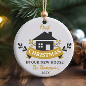 初めてのクリスマスズインザニューホーム オーナメント