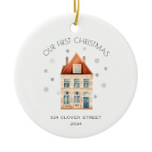 初めてのクリスマスズインニューホームホリデーオーナメント