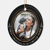 初めてのクリスマスズインマイフォーエバーホームペット セラミックオーナメント (左)