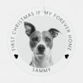 初めてのクリスマスズインマイフォーエバー | クリスマス メタルオーナメント (正面)