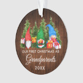 初めてのクリスマスズグランドパアーツ格言ズウッドツリーズ オーナメント (正面)