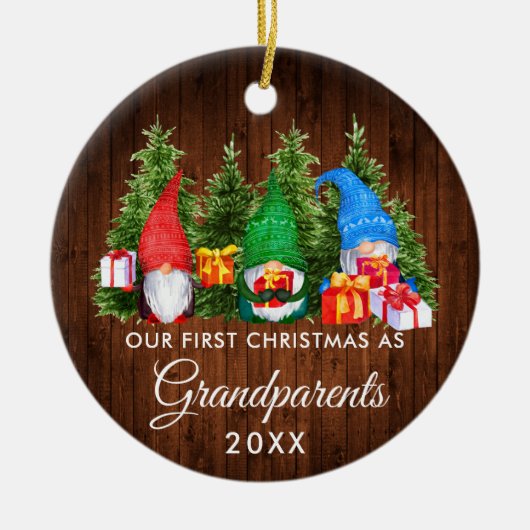 初めてのクリスマスズグランドパアーツ格言ズウッドツリーズ セラミックオーナメント (正面)