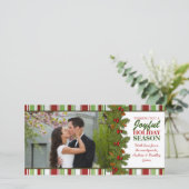 初めてのクリスマスズトゥーホリデーフォトカード シーズンカード (スタンド正面)