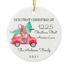 初めてのクリスマスズニューホームフォーザホリデーズカーツリー