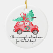 初めてのクリスマスズニューホームフォーザホリデーズカーツリー セラミックオーナメント (裏面)