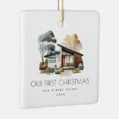 初めてのクリスマスズニューホームホリデイオーナメント セラミックオーナメント (右)